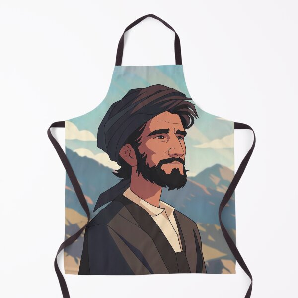 Item preview, Afghani man, portrait | Anime style designed and sold by ComicsFactory.