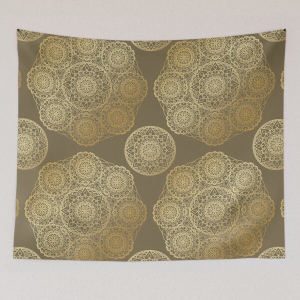 Artikelvorschau, Mandala SW CB Thinline 50 - Goldene Acht entworfen und verkauft von JoanNinjaHen.