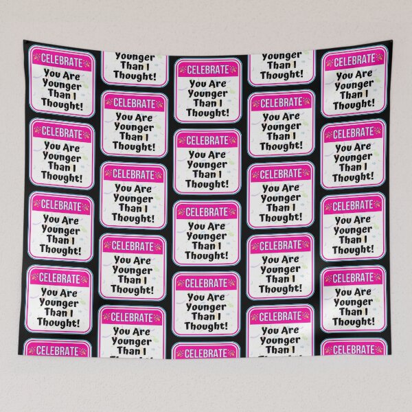 Item preview, CELEBRATE:  You Are Younger Than I Thought! - funny celebration signs designed and sold by DesignsFromTW-S.