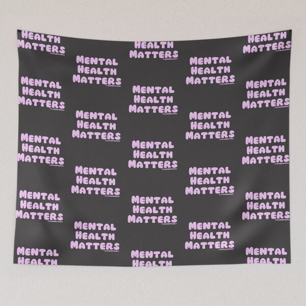 Item preview, Mental Health Matters., v22b, light pink | @lilsboobthangs designed and sold by lilsboobthangs.