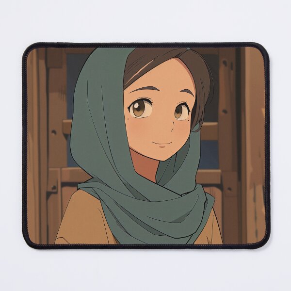 Item preview, Afghani woman, portrait | Anime style designed and sold by ComicsFactory.