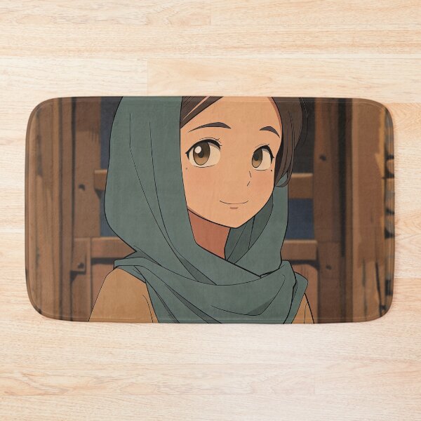 Item preview, Afghani woman, portrait | Anime style designed and sold by ComicsFactory.