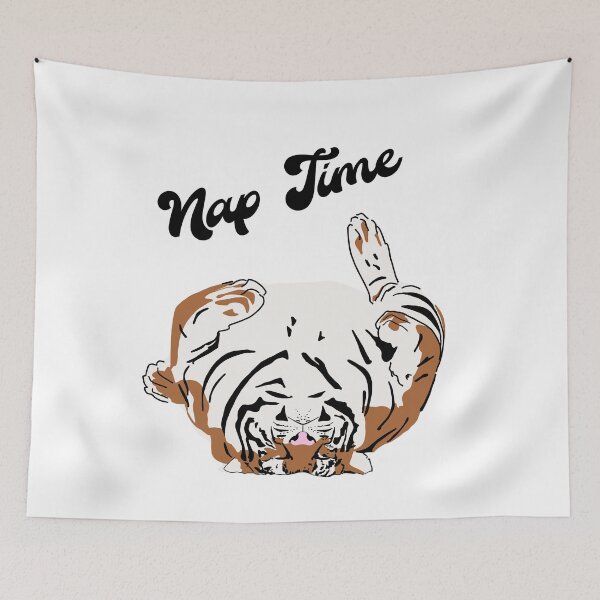 Item preview, Nap Time Sleeping Tiger  designed and sold by chaycreates.