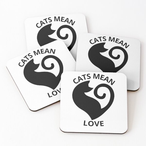 Item preview, CATS MEAN LOVE designed and sold by Luka  Emad.