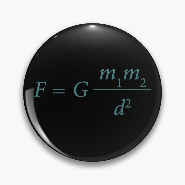 Item preview, Newton's Law of Universal Gravitation designed and sold by Numbers-Art.