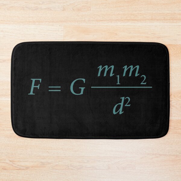 Item preview, Newton's Law of Universal Gravitation designed and sold by Numbers-Art.
