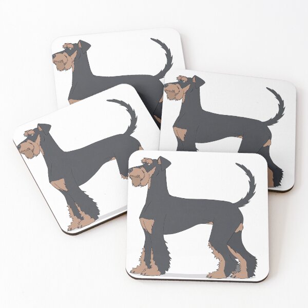 Item preview, Airedale Terrier | Anime style designed and sold by ComicsFactory.
