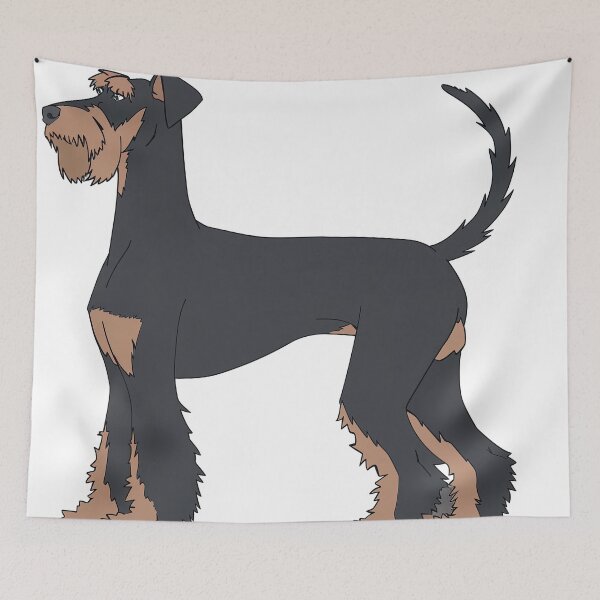 Item preview, Airedale Terrier | Anime style designed and sold by ComicsFactory.