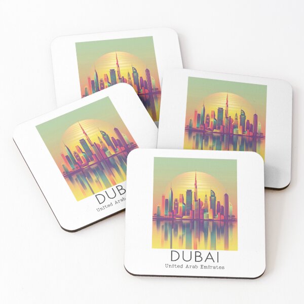 Item preview, A Vintage Travel Illustration of Dubai - United Arab Emirates designed and sold by GoodOldVintage.