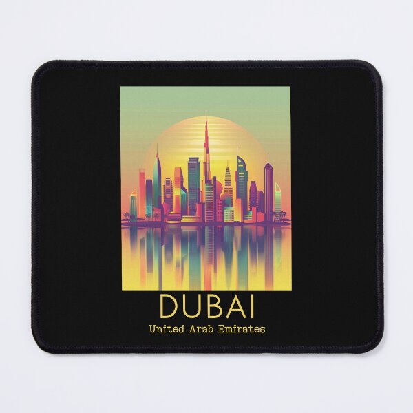 Item preview, A Vintage Travel Illustration of Dubai - United Arab Emirates designed and sold by GoodOldVintage.