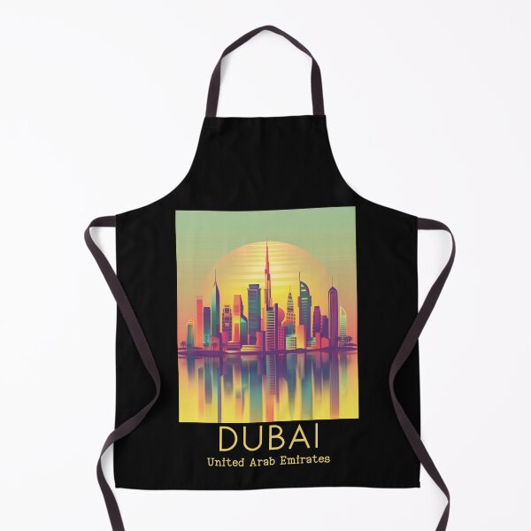 Item preview, A Vintage Travel Illustration of Dubai - United Arab Emirates designed and sold by GoodOldVintage.