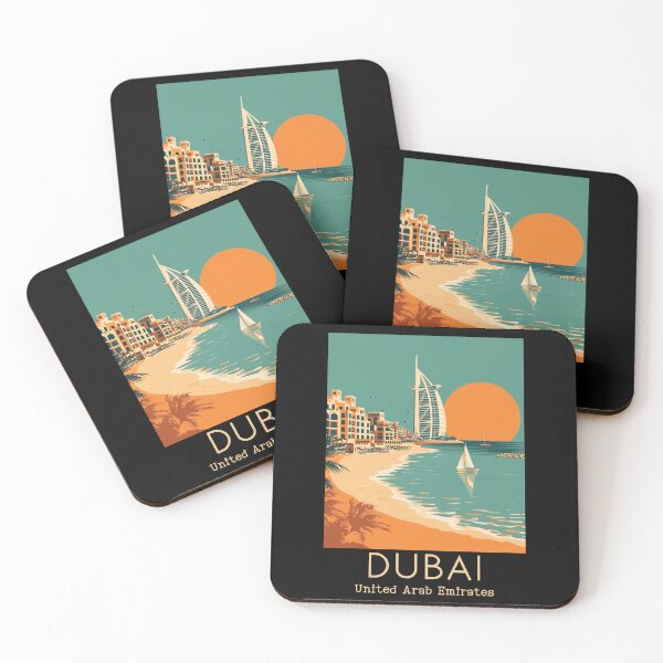 Item preview, A Vintage Travel Illustration of Dubai - United Arab Emirates designed and sold by GoodOldVintage.