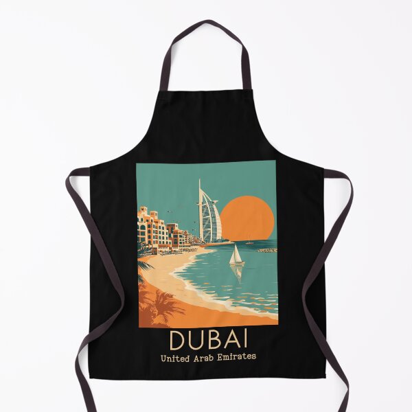 Item preview, A Vintage Travel Illustration of Dubai - United Arab Emirates designed and sold by GoodOldVintage.