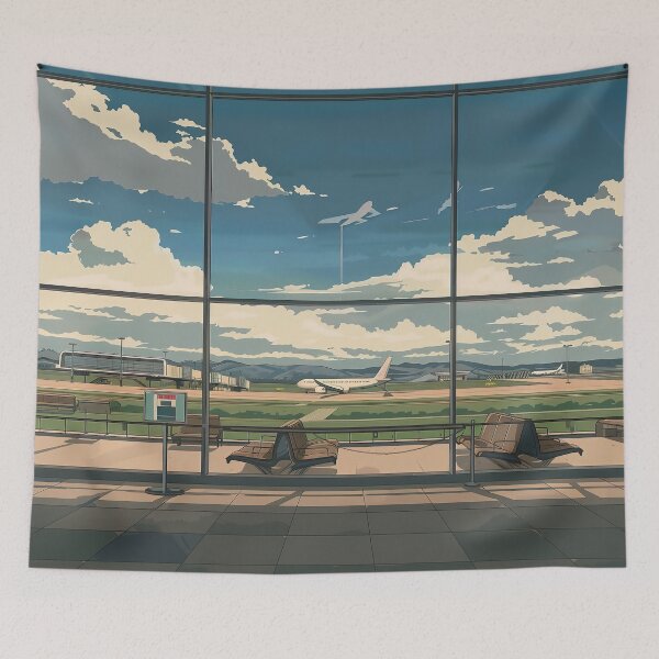 Item preview, Airport | Anime style designed and sold by ComicsFactory.