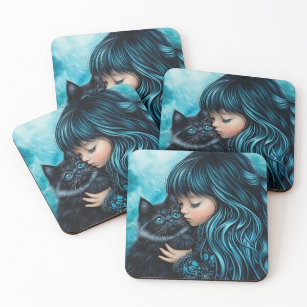 Item preview, Norwegian Forest Cat And A Child designed and sold by Nocturne  Paws.