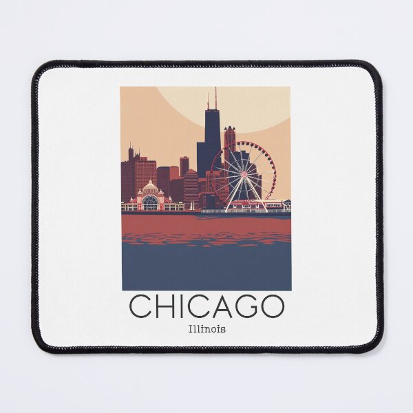 Item preview, A Vintage Travel Illustration of Chicago - Illinois - US designed and sold by GoodOldVintage.