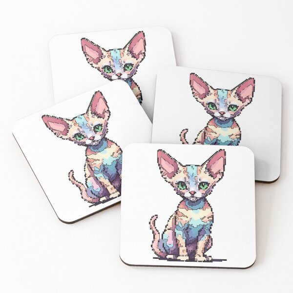 Item preview, Pixel Devon Rex designed and sold by NaturePixel.