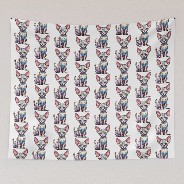 Item preview, Pixel Devon Rex designed and sold by NaturePixel.