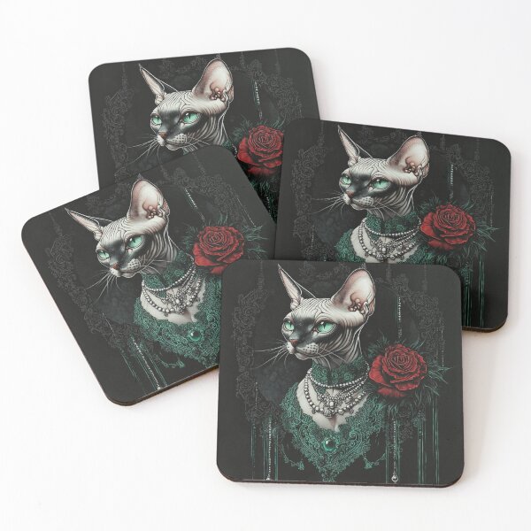 Item preview,  Victorian Sphynx Cat In Lace Attire  designed and sold by Nocturne  Paws.