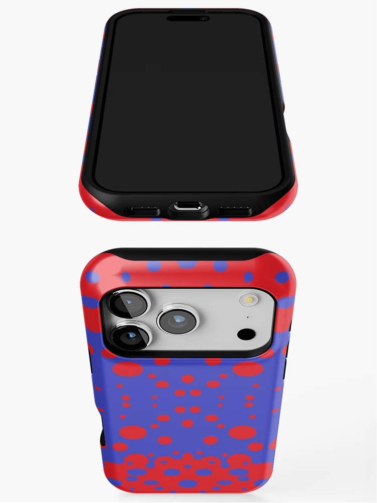 Thumbnail 3 of 4, iPhone Case, Two Tone Splatter designed and sold by Riccivela.
