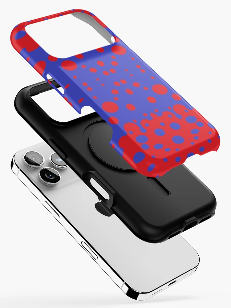 Thumbnail 2 of 4, iPhone Case, Two Tone Splatter designed and sold by Riccivela.