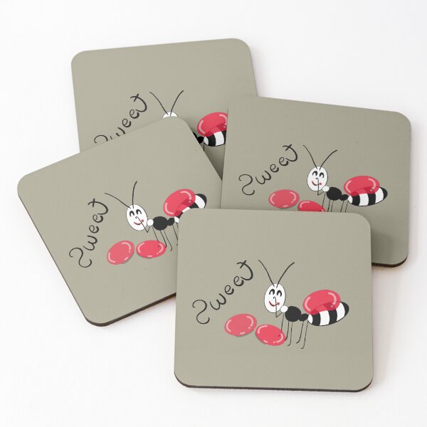 Item preview, Ant with candy doodle cartoon designed and sold by nongsao4.
