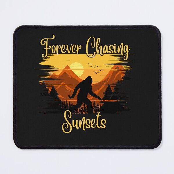 Item preview, Bigfoot Hiking In Mountains Forever Chasing Sunsets designed and sold by AlienOccupation.