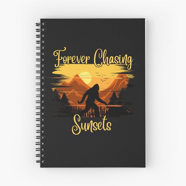 Item preview, Bigfoot Hiking In Mountains Forever Chasing Sunsets designed and sold by AlienOccupation.