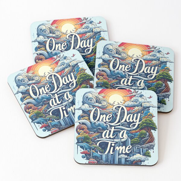 Item preview, One Day at a Time, typography designed and sold by maxmaj.
