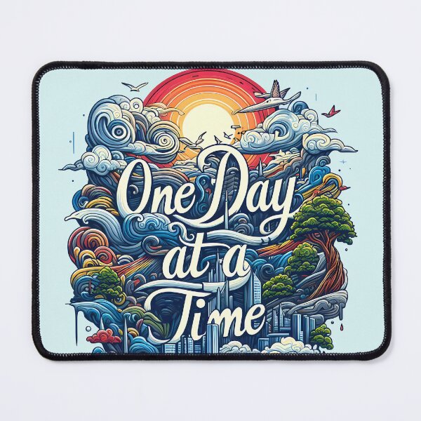 Item preview, One Day at a Time, typography designed and sold by maxmaj.