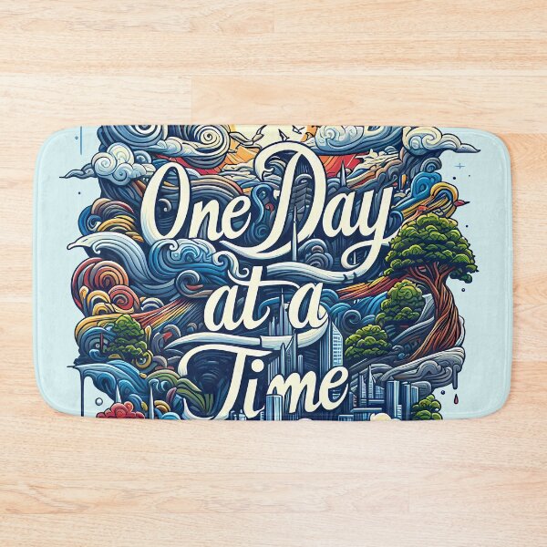 Item preview, One Day at a Time, typography designed and sold by maxmaj.