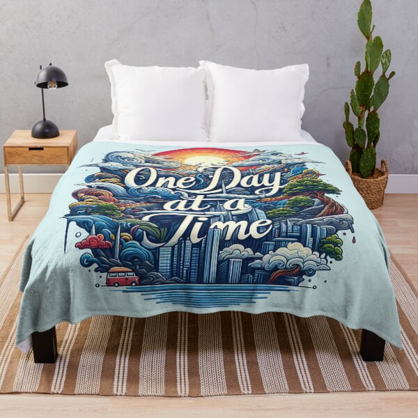 Item preview, One Day at a Time, typography designed and sold by maxmaj.