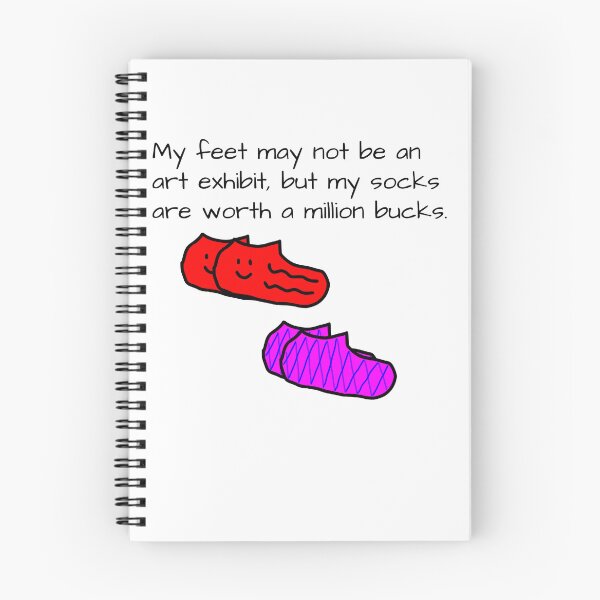 Item preview, My Socks are Worth a Million Bucks designed and sold by LiyahMackenzie.