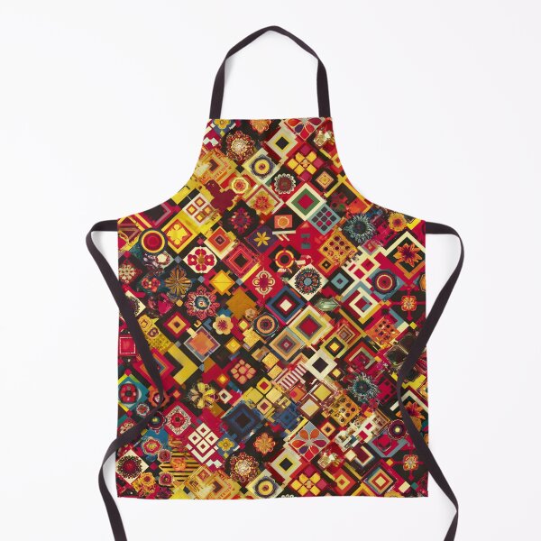 Item preview, Vibrant Geometric Pattern with Floral Motif designed and sold by Designfordream.