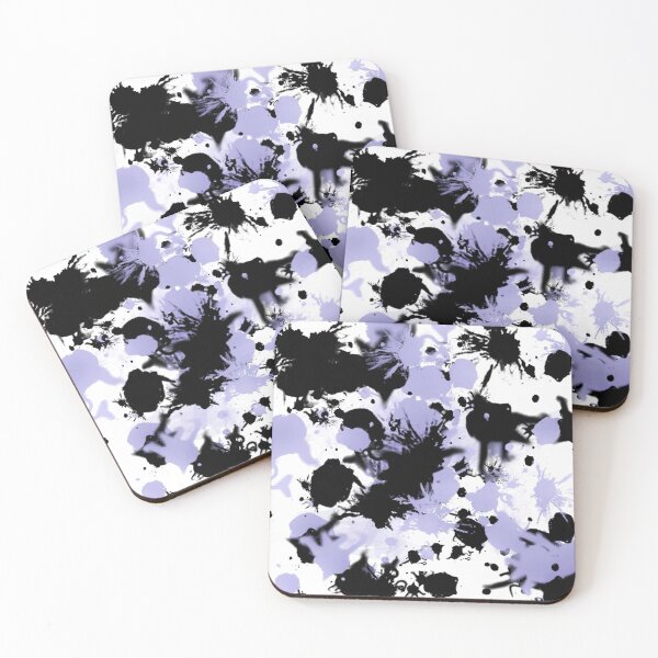 Item preview, Black and Lavender Paint Splatter  designed and sold by RW76.