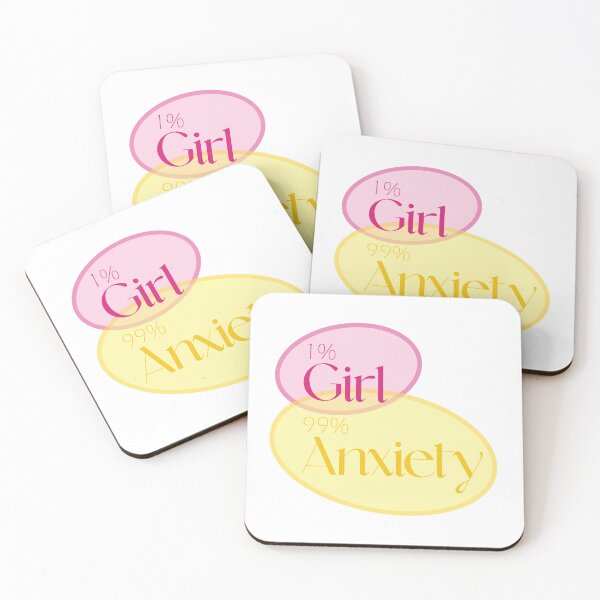 Item preview, 1%Girl, 99%Anxiety designed and sold by ARTbySofidz.