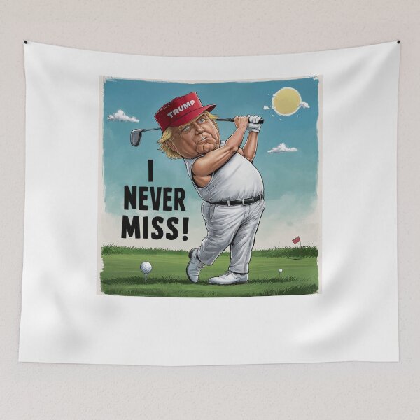 Item preview, I Never Miss Trump designed and sold by Flirt-Teez.