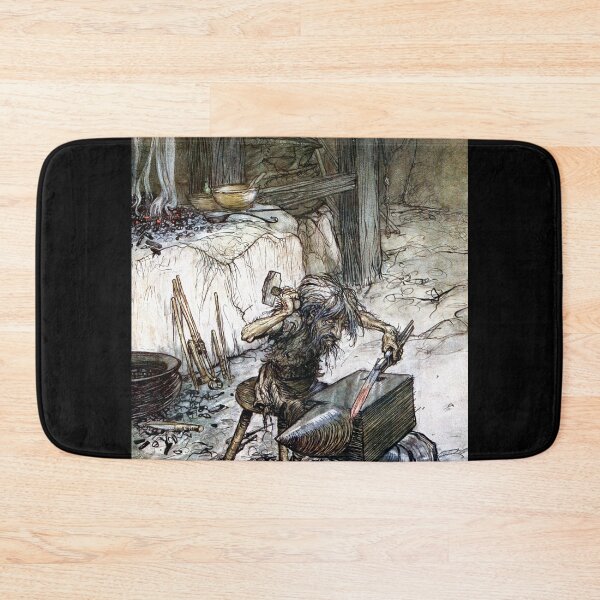 Item preview, Mime at the Anvil - Siegfried and the Twilight of the Gods - Arthur Rackham designed and sold by forgottenbeauty.