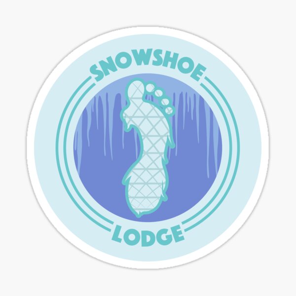 Snowshoe Lodge Sticker