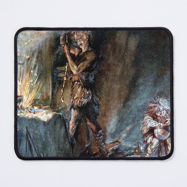 Item preview, The Forging of Niblung - Siegfried and the Twilight of the Gods  - Arthur Rackham designed and sold by forgottenbeauty.