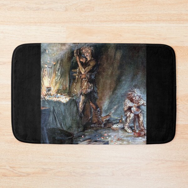 Item preview, The Forging of Niblung - Siegfried and the Twilight of the Gods  - Arthur Rackham designed and sold by forgottenbeauty.