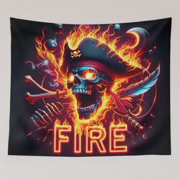 Item preview, fire pirate designed and sold by aliraweb.