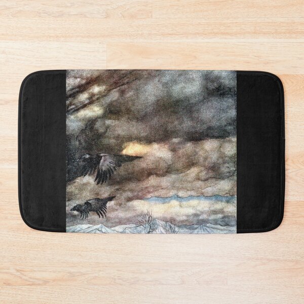 Item preview, Odin's Ravens - Siegfried and the Twilight of the Gods - Arthur Rackham designed and sold by forgottenbeauty.