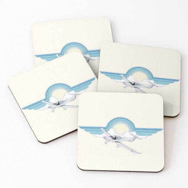 Item preview, Diamond DA40 Aircraft Blue Sky Pilot Wings Aviation Design designed and sold by skye-studio.