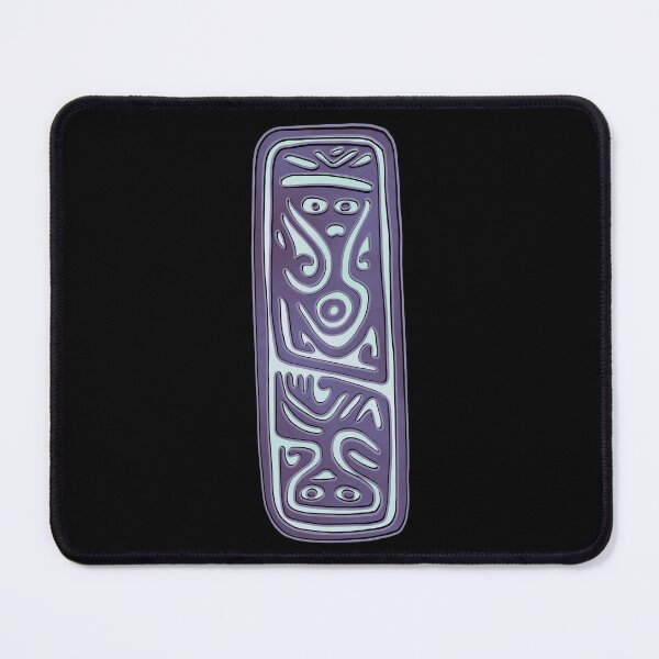 Item preview, Double headed Human figure purple flat stamp from Jalisco, Mexico designed and sold by DaveDanchuk.