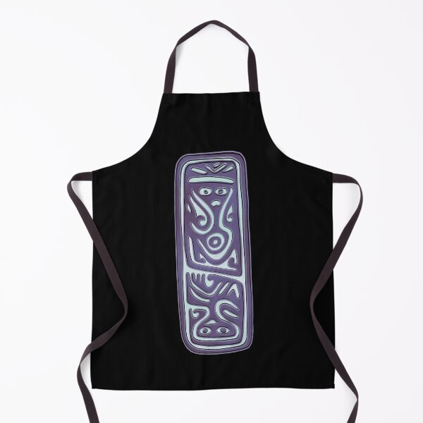 Item preview, Double headed Human figure purple flat stamp from Jalisco, Mexico designed and sold by DaveDanchuk.