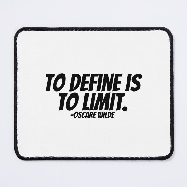 Item preview, Oscar Wilde - To Define Is To Limit. designed and sold by CharmStudio.