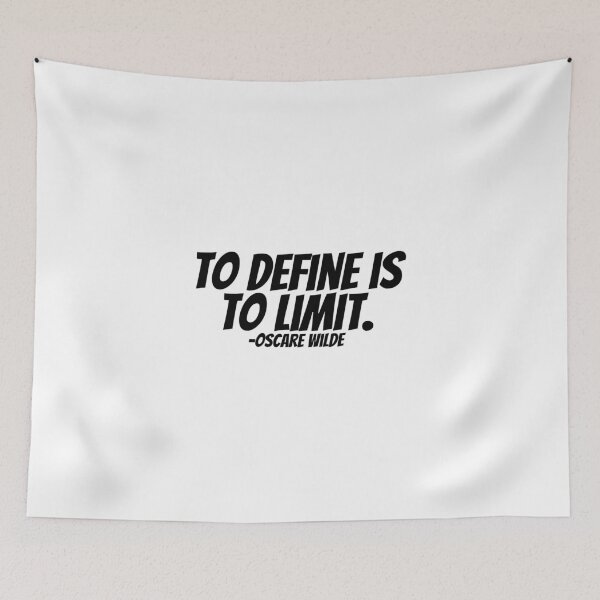 Item preview, Oscar Wilde - To Define Is To Limit.  designed and sold by CharmStudio.