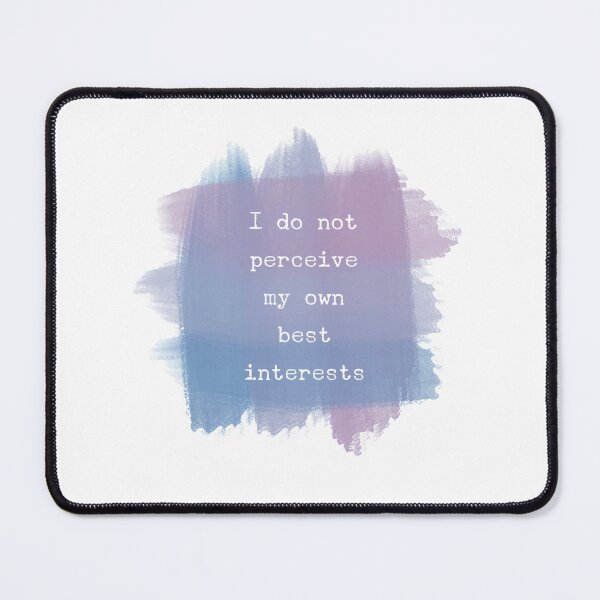 Item preview, ACIM lesson 24 I do not perceive my own best interests designed and sold by Amanda Webster.