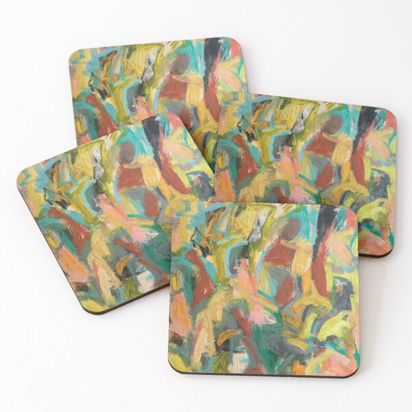Item preview, Limona, abstract mid century modern style painting designed and sold by Amanda Raulerson.